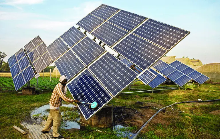 Agriculture Solar Cleaning