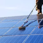 solar panel cleaning