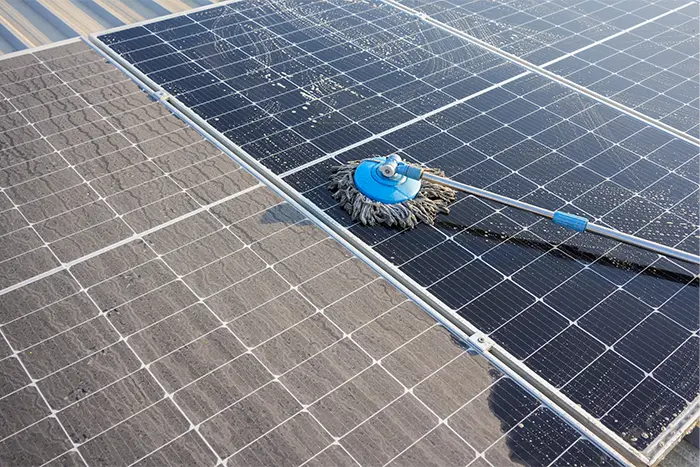 Solar panel cleaner